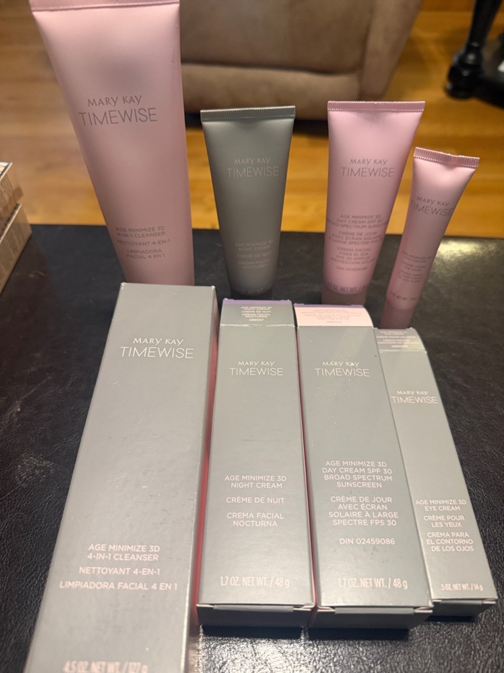 Mary Kay TimeWise Pink and Silver Skincare Set